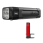 Preview: Knog Blinder 600 Scheinwerfer & Plus Rücklicht Lichtset schwarz