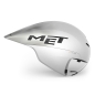 Preview: MET Drone Wide Body II White Metallic L 59 - 62 cm Helm