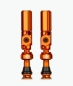 Preview: Muc-Off Tubeless Big Bore Hybrid small 60mm/Felgenhöhe 20mm orange Ventile