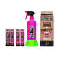 Preview: Muc-Off Punk Powder Fahrradreiniger (4pack) + Flasche