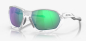 Preview: Oakley Plazma Matte Clear/Prizm Road Jade Brille