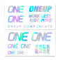 Preview: OneUp Components Decal Kit oil slick