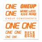 Preview: OneUp Components Decal Kit orange