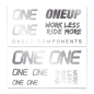 Preview: OneUp Components Decal Kit silver