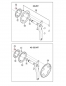 Preview: Shimano Dura Ace FC-R9200/FC-R9100/FC-9000/Ultegra FC-R8100/FC-R8000/FC-6800/XTR FC-M980 3x10/XTR FC-M980 2x10 Kettenblattschrauben