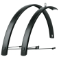 Preview: SKS Edge AL 28" 46mm Aluminium schwarz matt Schutzblechgarnitur