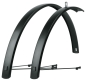 Preview: SKS Edge AL 28" 56mm Aluminium schwarz matt Schutzblechgarnitur