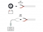 Preview: SP Connect Ladekabel 6V DC SPC+ USB-Copen end 1500 mm schwarz