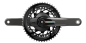 Preview: Sram Force AXS Powermeter DUB 2x12 48-35 175mm black/iridescent Kurbelgarnitur