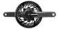Preview: Sram Force AXS Powermeter DUB 2x12 50-37 172.5mm black/iridescent Kurbelgarnitur