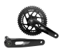 Preview: Sram Rival AXS E1 Powermeter DUB 2x12 48-35 165mm black Kurbelgarnitur