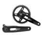 Preview: Sram Rival AXS XPLR E1 Wide Powermeter DUB 1x12/1x13 42 Zähne 160mm black Kurbelgarnitur
