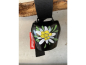 Preview: swisstrailbell Handbemalt mit Edelweiss, Band schwarz