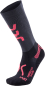 Preview: UYN Damen compression fly anthracite/coral fluo Runningsocken