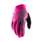Preview: 100% Brisker Women's Neon Pink/Black Handschuhe