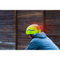 Preview: wowow Helmüberzug Regencover Corsa mit LED gelb