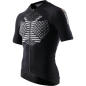 Preview: X-Bionic Twyce Biking Shirt Short Sleeves Full Zip black/white O100530