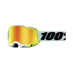 100% Accuri 2 Dunder Mirror Yellow Goggles