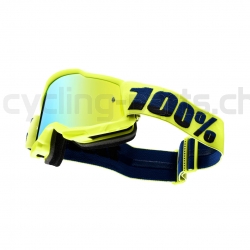 100% Accuri 2 Youth Fluo Yellow Mirror Gold Goggles