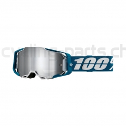 100% Armega Albar Mirror Silver Goggles