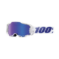 100% Armega HiPER Izi Mirror Blue Goggles