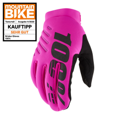 100% Brisker All-Weather Handschuhe neon pink