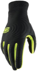 100% Brisker Xtreme Handschuhe black/fluo yellow