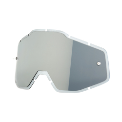 100% Ersatzlinse injected silver flash mirror/smoke zu Racecraft /Accuri /Strata Goggle