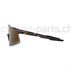 100% Hypercraft Matte Black-Soft Gold Brille