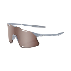 100% Hypercraft Matte Stone Grey -HiPER Crimson Silver Brille