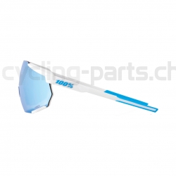 100% Racetrap 3.0 Movistar Team White-HiPER Blue Brille