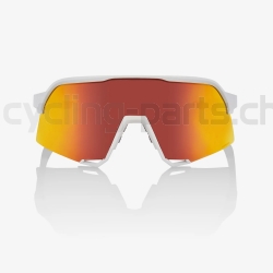 100% S3 Soft Tact White-HiPER Red Brille