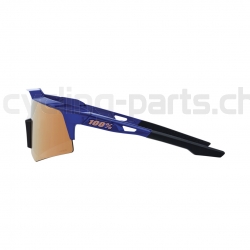 100% Speedcraft XS Gloss Cobalt Blue-HiPER Copper Brille