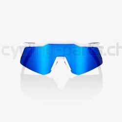 100% Speedcraft XS Matte White-Blue Brille