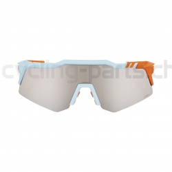 100% Speedcraft XS Soft Tact Two Tone-HiPER Silver Brille
