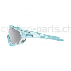 100% Speedtrap Polished Translucent Mint-HiPER Silver Brille