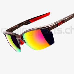 100% Sportcoupe polished transluscent crystal grey Brille