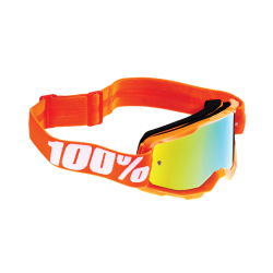 100% Strata 2 Youth Orange Mirror Gold Goggles