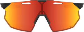 100% HYPERCRAFT SQ Soft Tact Black - HiPER Red Multilayer Brille