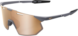 100% HYPERCRAFT SQ Soft Tact Grey - HiPER Copper Mirror Brille