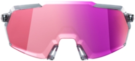 100% KORBIN Polished Translucent Grey - Purple Multilayer Brille