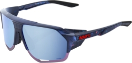 100% Norvik Black Holographic - Hiper Blue Multilayer Mirror Brille