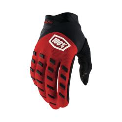 100% Airmatic red/black Handschuhe