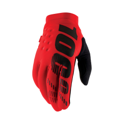 100% Brisker All-Weather Handschuhe red