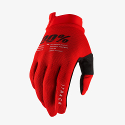 100% iTRACK red Handschuhe