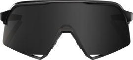 100% S3 Gloss Black Matte Black - Black Mirror Brille