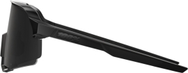 100% S3 Gloss Black Matte Black - Black Mirror Brille