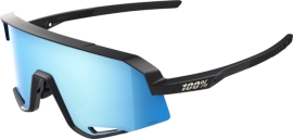 100% Slendale Matte Black - HiPER Blue Multilayer Mirror Brille