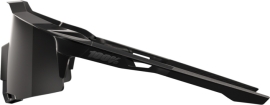 100% Speedcraft Matte Black Gloss Black - Black Mirror Brille