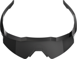 100% Speedcraft SL Matte Black Gloss Black - Black Mirror Brille